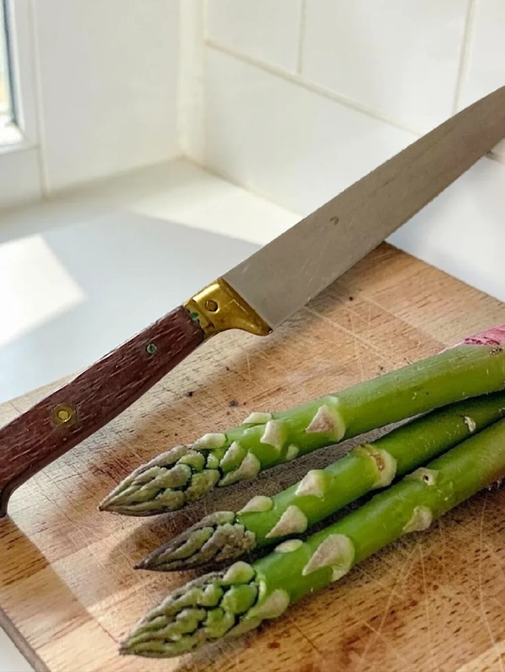 Antoine Jonquet France Paring Knife‎ Full Tang Brass Stainless Steel Vintage